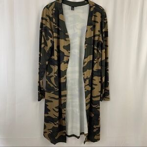 HXN Camouflage Open Front Topper